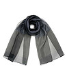 Черен шал с лъскав ефект  Sani-1 снимка