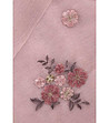 Розов дамски шал с флорални мотиви Via-3 снимка