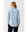 Дамска светлосиня риза от лиосел Korota-1 снимка