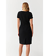 Рокля Hipiko в елегантен, изчистен дизайн в черен цвят-1 снимка