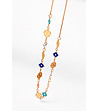 Дамско колие с цветни елементи Rineja-1 снимка
