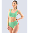 Памучни бикини в зелен нюанс Oliana-2 снимка