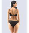 Черни памучни бикини с ниска талия Atrea-1 снимка