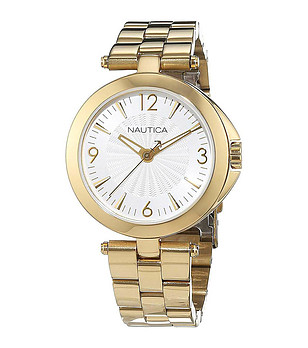 Дамски часовник в златисто снимка