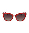 Дамски слънчеви очила с червена рамка-1 снимка
