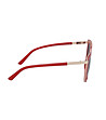 Дамски слънчеви очила с червена рамка-2 снимка