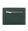 Тъмнозелен мъжки портфейл от естествена кожа с RFID защита-2 снимка