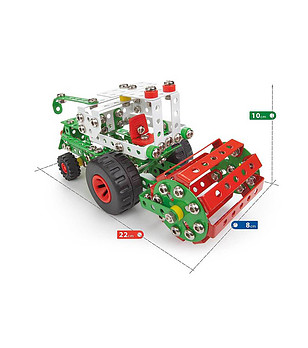 Метален конструктор  348 части - Комбайн снимка