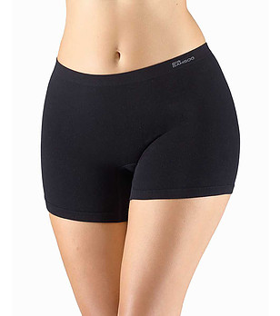 Дамски боксерки от бамбукова вискоза в черен цвят снимка