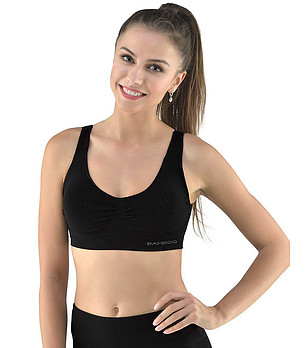 Сутиен в черен цвят с меки чашки снимка