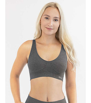 Сутиен в сиво с меки чашки снимка