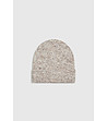 Дамска зимна шапка в бежов меланж Axara-3 снимка