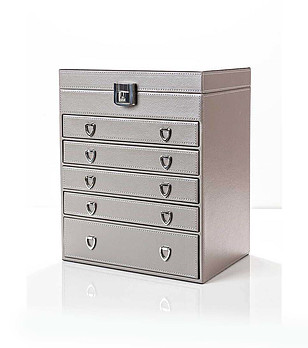 Кутия за бижута в сиво-кафяв нюанс Verona снимка