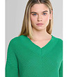 Зелен дамски пуловер CYNTIANA-2 снимка
