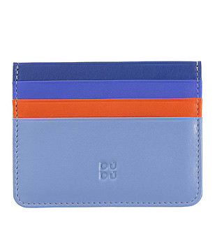 Син кожен класьор за банкови карти Svalbard снимка