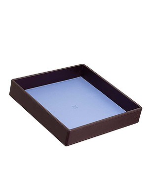 Кожена купа в цвят бургунд Valet снимка