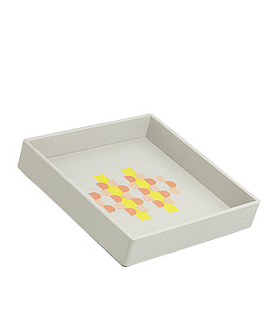 Кожена купа в перлен нюанс с фигурални мотиви Valet снимка