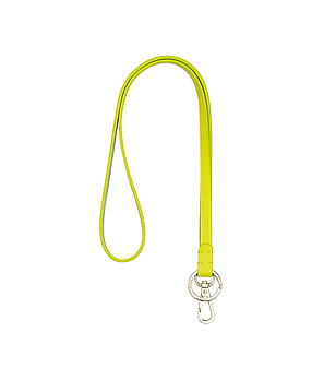 Ключодържател от естествена кожа в цвят лайм Marseille снимка