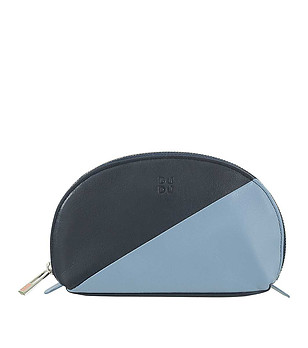 Кожен несесер в сини нюанси Segovia снимка