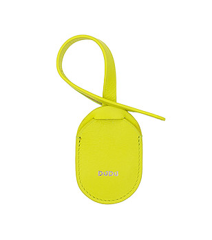 Унисекс аксесоар за пътнически куфар с Apple Airtag в цвят лайм снимка