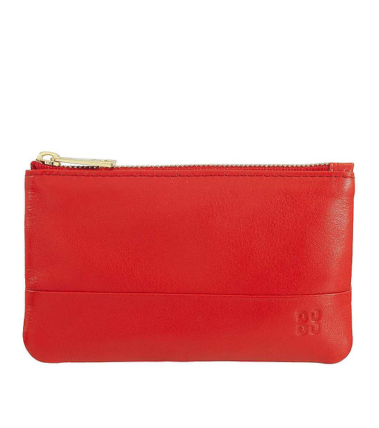 Червен кожен ключодържател Kimolos снимка