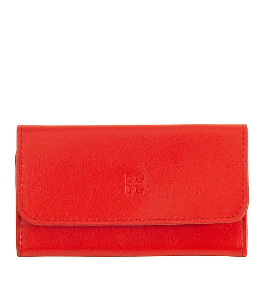 Червен кожен аксесоар за ключове Luzon снимка