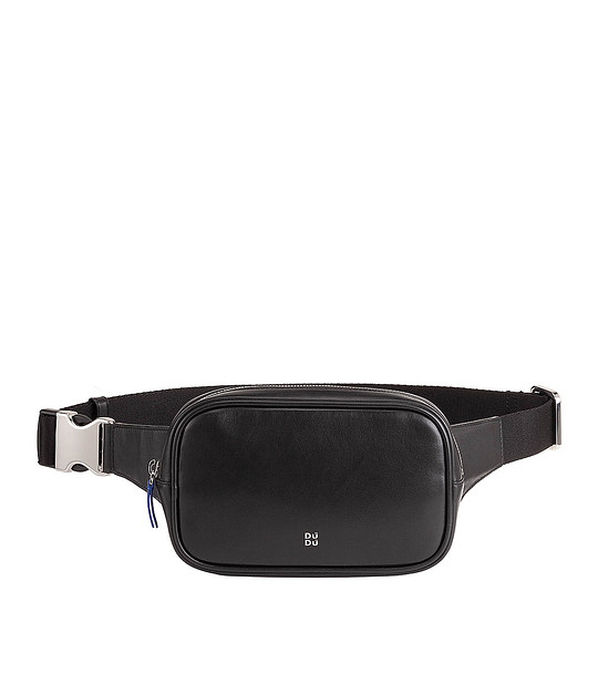 Мъжка черна кожена чанта Devon снимка