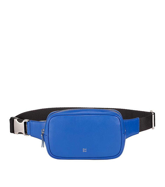 Мъжка синя кожена чанта Devon снимка