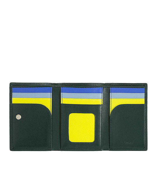 Тъмнозелен кожен мъжки портфейл Pantelleria с RFID защита снимка