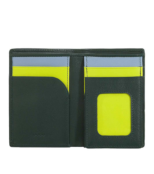 Тъмнозелен кожен мъжки портфейл Pantelleria с RFID защита снимка