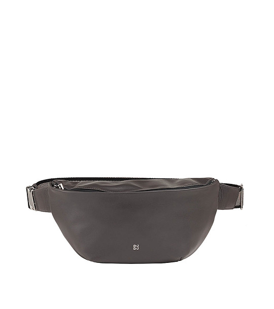 Тъмносива мъжка кожена чанта Tenerife снимка