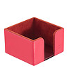 Кожен комплект органайзери за бюро в цвят малина-3 снимка