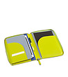 Кожена папка за документи в цвят лайм А5-4 снимка