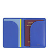 Надежден и стилен кожен аксесоар за паспорт в син нюанс-2 снимка