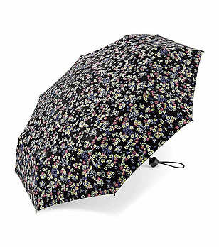 Сгъваем ветроустойчив чадър с флорален принт снимка