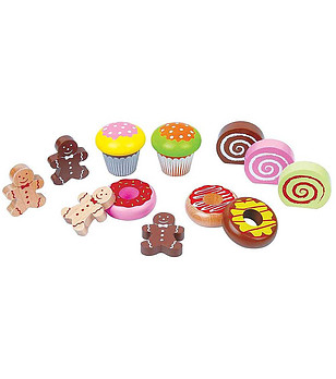 Комплект за игра Дървени кексчета снимка
