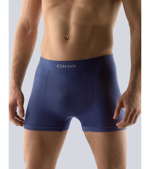 Памучни мъжки тъмносини боксерки снимка