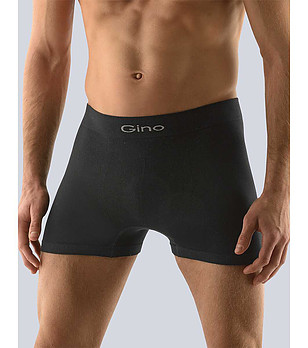 Памучни мъжки черни боксерки снимка