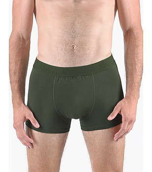 Мъжки боксерки в тъмнозелено снимка