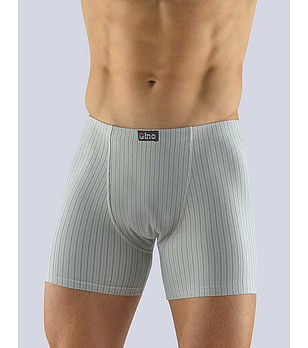 Сиви мъжки боксерки на райе снимка