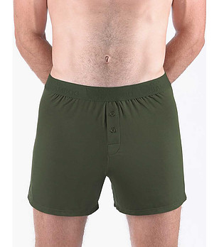 Мъжки боксерки в тъмнозелено снимка