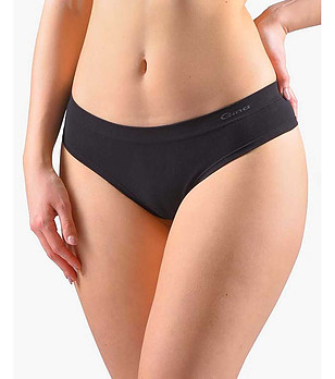 Дамски прашки от памук в черен цвят снимка