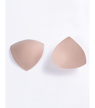 Триъгълни подплънки в бежово снимка