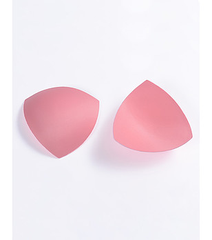 Триъгълни подплънки в розово снимка