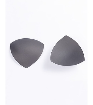 Триъгълни подплънки в сиво снимка