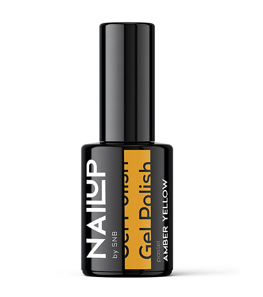 Гел лак NailUP  Кехлибарено жълто 6 мл NUC606 снимка