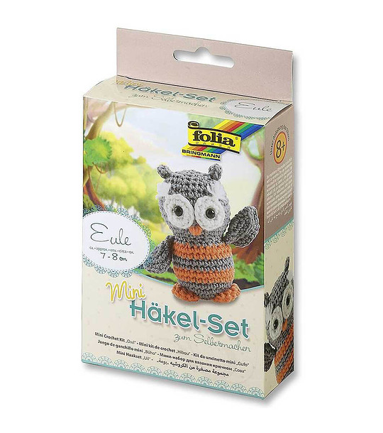 Комплект за плетене с една кука Бухалче снимка