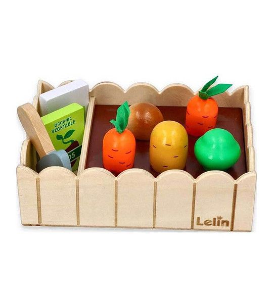 Дървени зеленчуци за засаждане Моята зеленчукова градина снимка