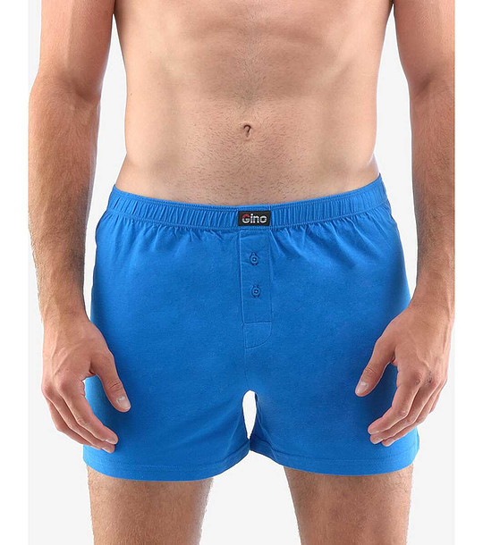 Памучни мъжки сини боксерки снимка