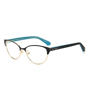 Дамски рамки за очила котешко око в черно и златисто EMELYN снимка